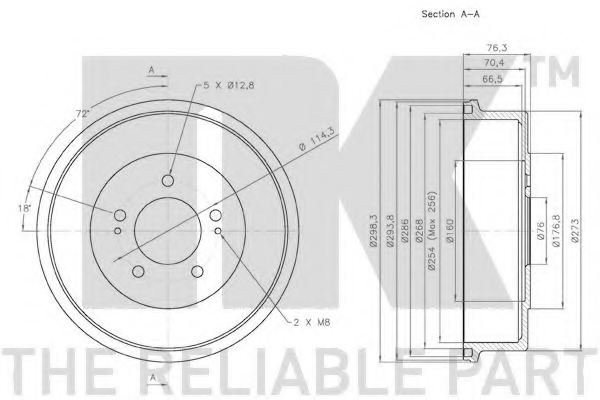 NK 253411 Brake Drum